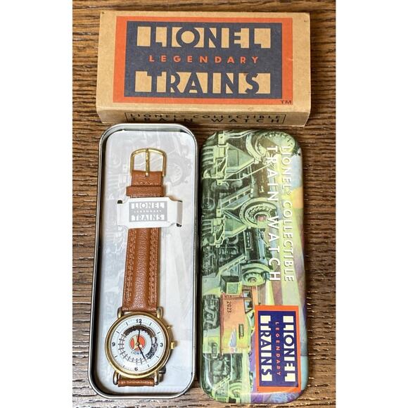 Lionel Collectible Railroad Locomotive Train Watch Men's Gift - Picture 1 of 15
